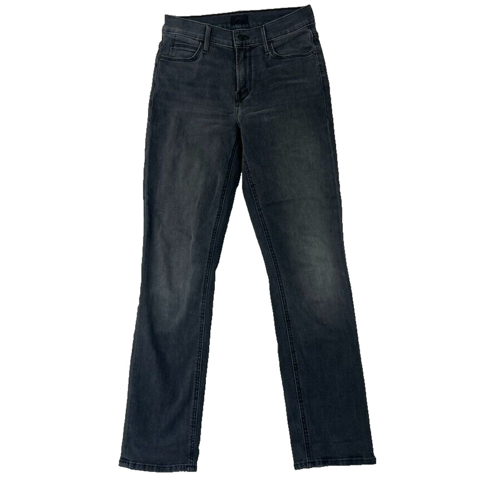 Mother Jeans Women Size 25 Black The Mid Rise Dazzler Ankle Lighting Up Lanterns